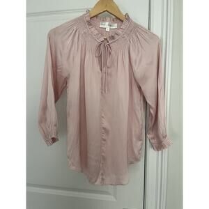 Chelsea & Theodore Pale Pink/ Powder Pink Women's Blouse Sz. XS